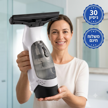 ClearView PRO - שואב, מנגב ומבריק כל משטח – במעבר אחד